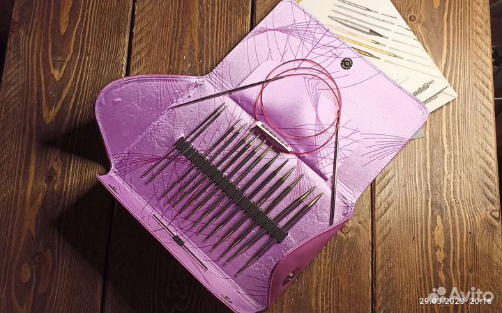 Набор спиц для вязания addi