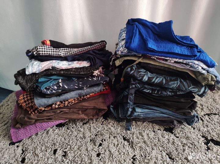 Огромный пакет женских вещей 42 S