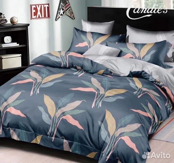 Постельное белье из сатина 1.5/2ка/евро/семейный