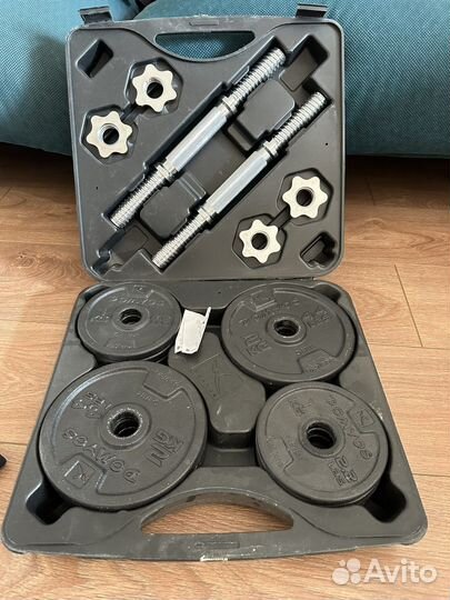 Гантели 20кг для домашних тренервоок