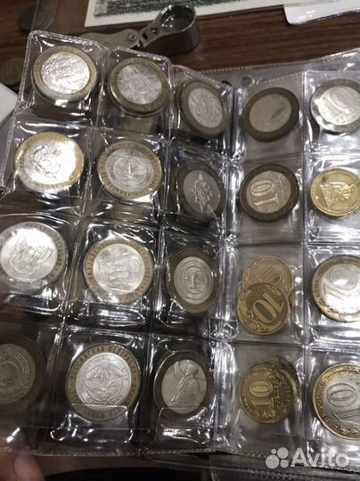 Вся колекция 10руб монет