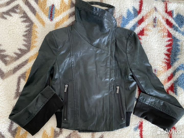 Кожаные куртки bcbg, moda int. (оригинал)