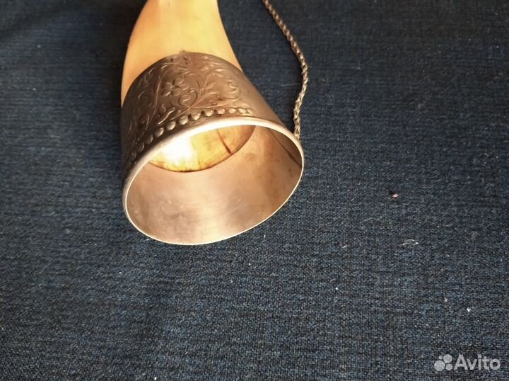 Рог для вина мельхиор