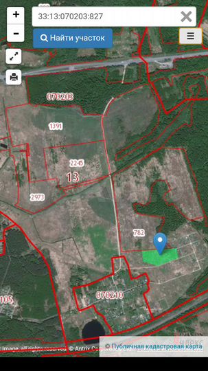 Участок 3,94 га (СНТ, ДНП)