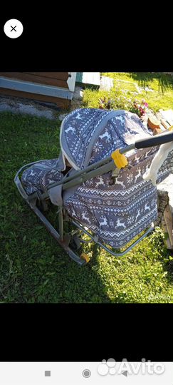 Коляска санки