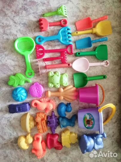 Цена за 44 шт. Игрушки для Песочницы