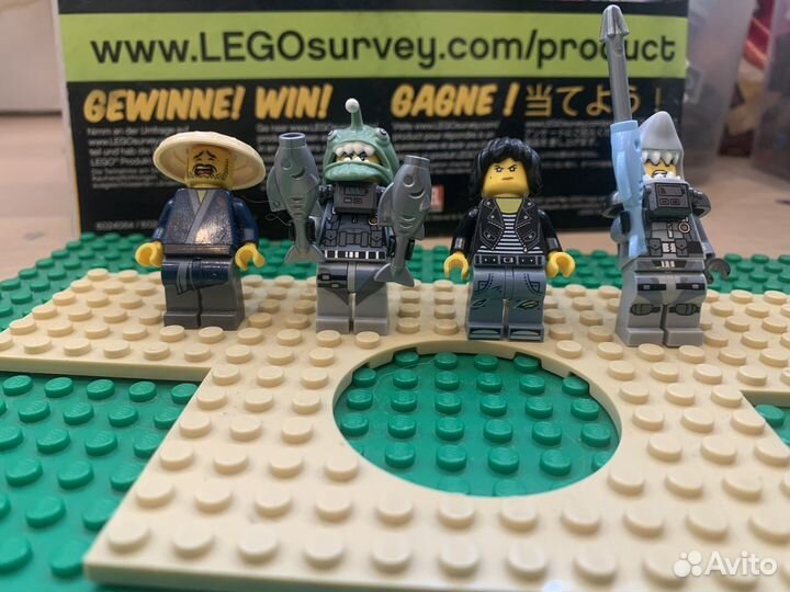 Lego ninjago movie минифигурки
