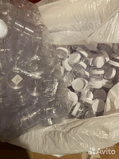 Баночка платиковая 3мл / помадница / бальзамница