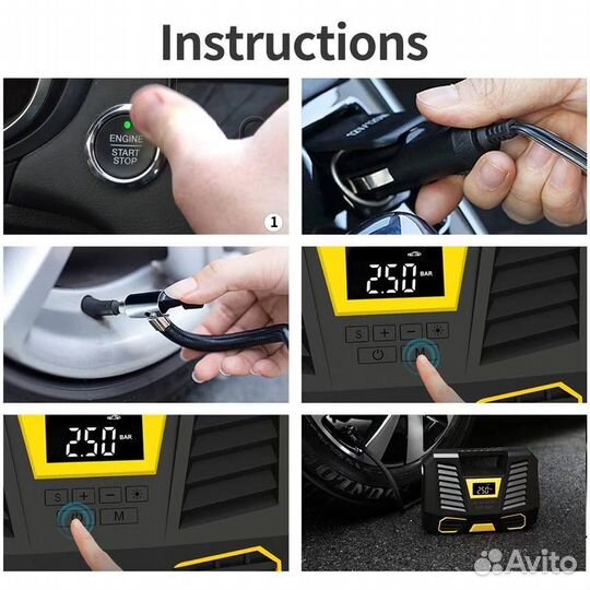 Компрессор воздушный автомобильный