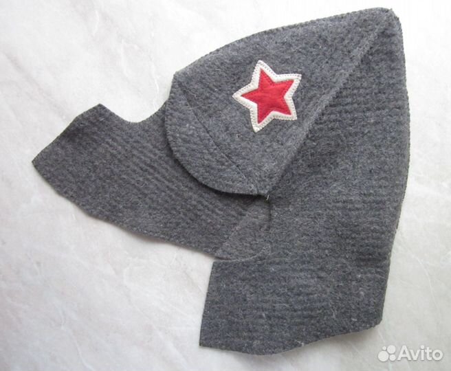 Шапка Будёновка для бани/сауны (войлок)