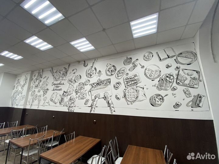 Граффити - оформление, Роспись стен, художник