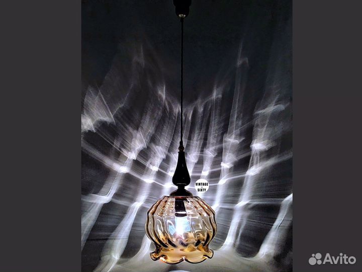 Светильник подвесной винтажный СССР 80-е гг