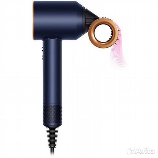 Фен Dyson Supersonic HD15 blue/copper (синий/медны