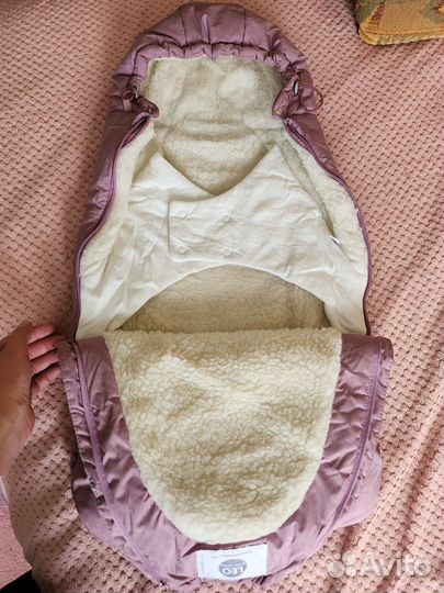 Зимний конверт для девочки