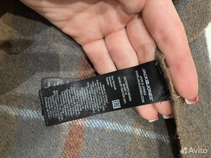 Шерстяной шарф унисекс