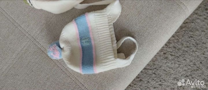 Шапка+шарф весна-осень шапки хлопок на мальчика