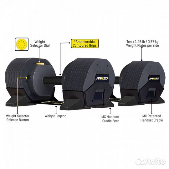 Гантели наборные MX Select MX-30