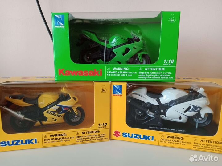 Модели мотоциклов NewRay 1:18