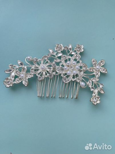 Свадебный гребень украшение