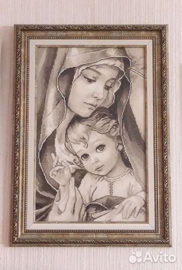 Картина вышитая крестом