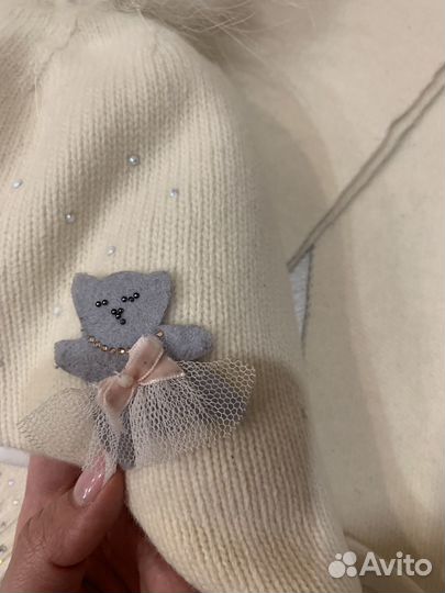 Шапка и шарф для девочки