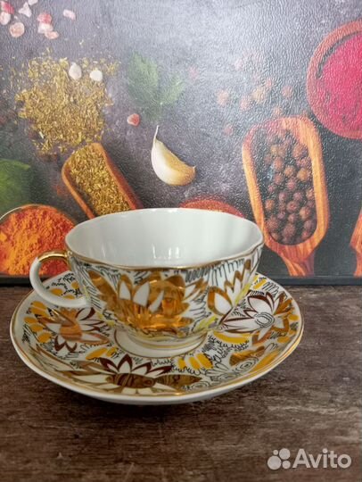 Чашка с блюдцем лфз