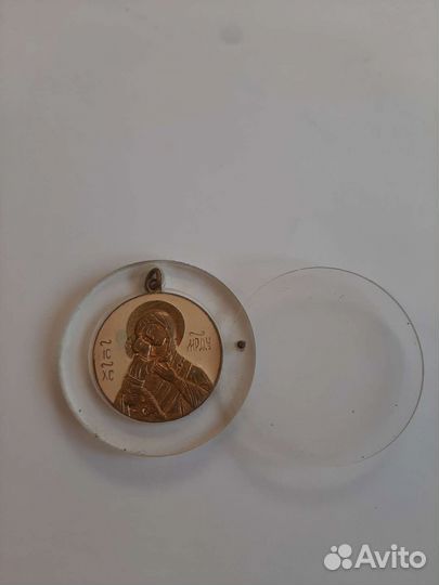 Икона старая божья мать с ребёнком