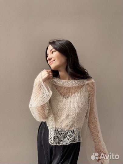 Мастер-класс свитер-паутинка