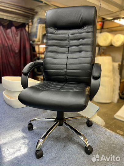 Кресло руководителя в натуральной коже