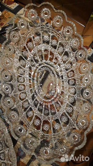 Хрустальные конфетница(фруктовница)