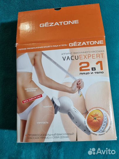 Массажер gezatone vacuexpert 2 в 1