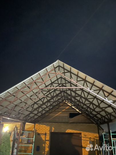 Изготовление и монтаж навесов