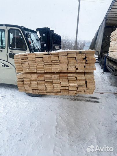 Доска обрезная 100х200х6000
