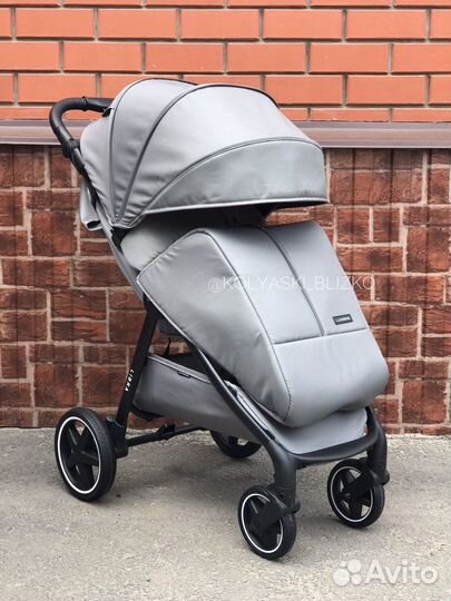 Коляска luxmom 730 libra серый