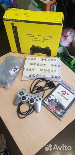 Sony playstation 2 slim silver