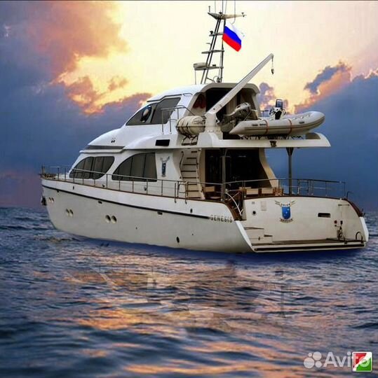 Стальная яхта Генезис 25 метров, росречрегистр