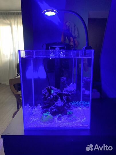 Морской аквариум 30л кубик