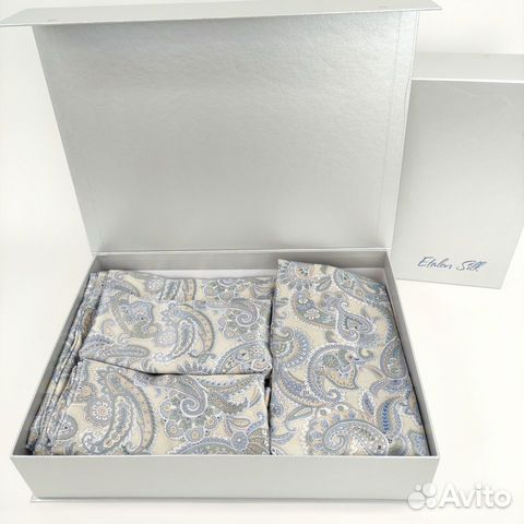 Комплект постельного белья из шёлка 22 мм, Евро