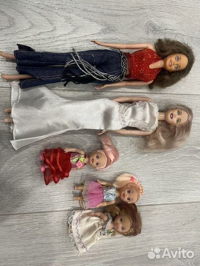 Игрушки куклы пакетом для девочки