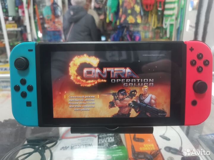 Nintendo switch прошитая+128гб