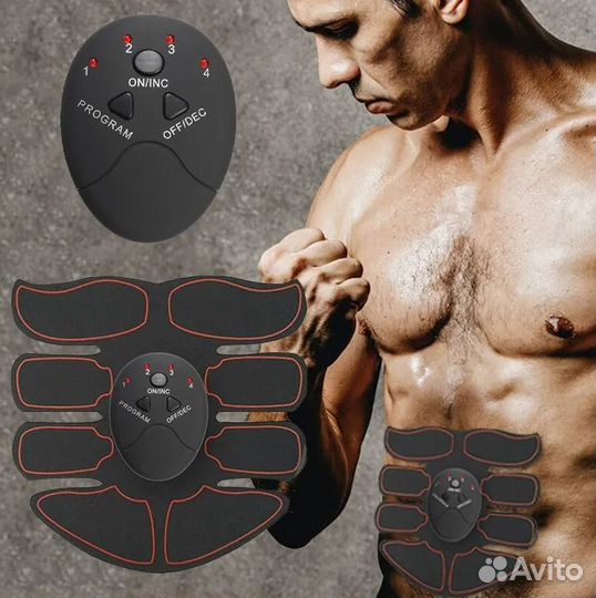 Фитнес-массажер для похудения миостимулятор пресса