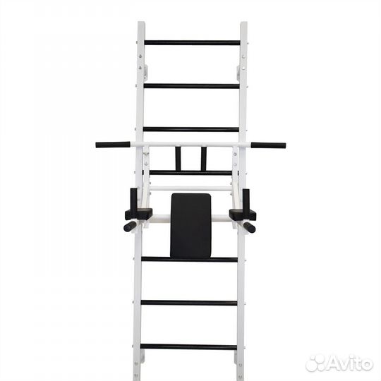 Навесной «Турник-брусья-пресс (3в1)» цвет белый