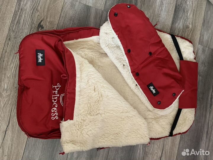 Меховой конверт и слитная муфта Markus