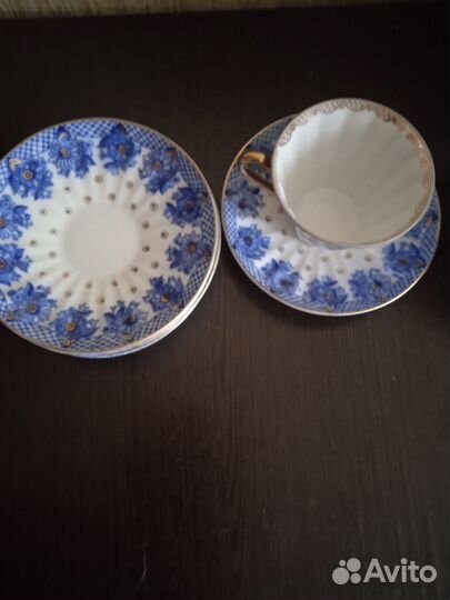 Чайная пара лфз костяной фарфор