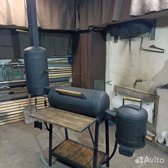 Мангал барбекю коптильня