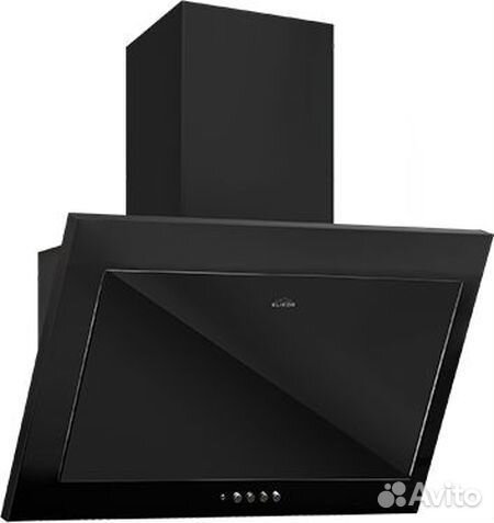 Вытяжка elikor кв Коралл 60П-430-К3Д черный/черн