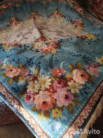 Винтажный ковер шерсть Польша СССР