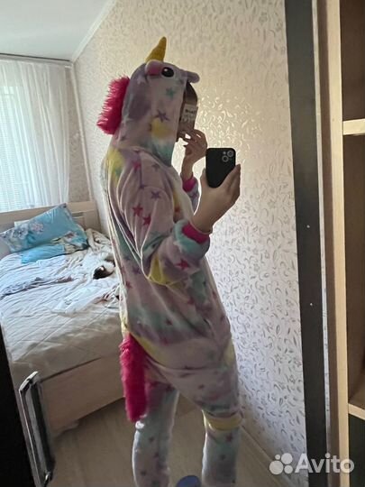 Пижама кигуруми единорог