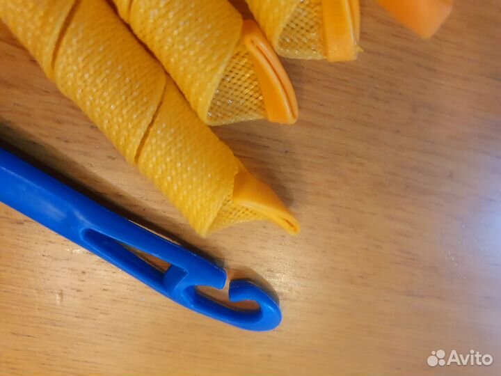 Бигуди спиральные мягкие