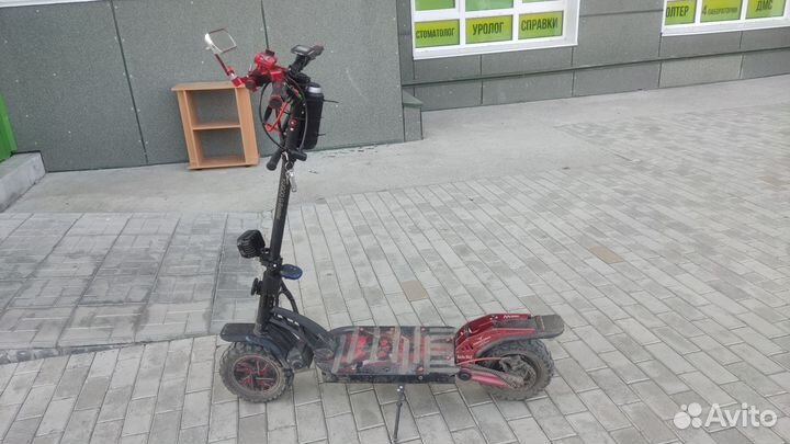 Мощный электросамокат kugoo g-booster